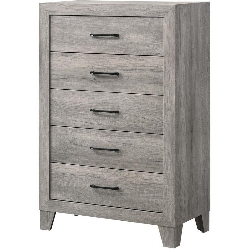  Crown Mark Hopkins B9320-4 Chest - Driftwood IMAGE 1