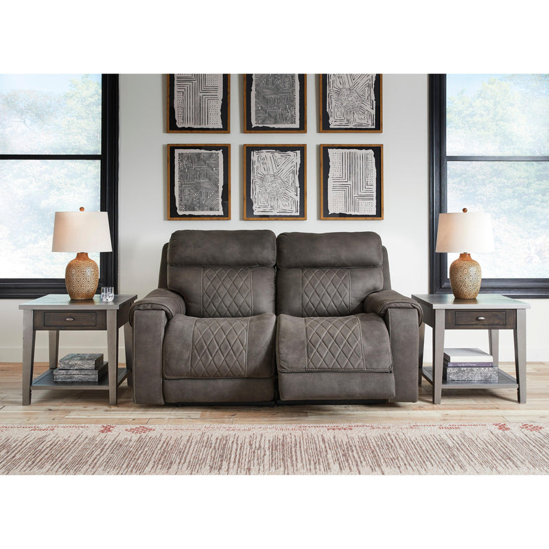 Signature Design by Ashley Hoopster 23703S1 2 pc Power Reclining Loveseat IMAGE 2