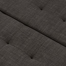  Furniture of America Fazio Fabric Storage Ottoman CM-AC365GY IMAGE 3