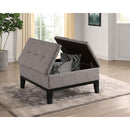  Furniture of America Fazio Fabric Storage Ottoman CM-AC365LG IMAGE 2