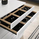 Furniture of America Destinee Vanity Table CM-AC405WH-PK IMAGE 4