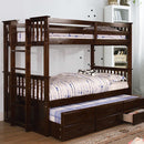  Furniture of America Kids Beds Bunk Bed CM-BK458T-EXP-BED+TR IMAGE 1