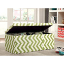  Furniture of America Zahra Fabric Storage Ottoman CM-BN6031GR IMAGE 3