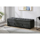  Furniture of America Aguda CM-BN6352GY Storage Bench IMAGE 2