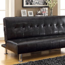  Furniture of America Bulle Futon CM2669P-BK IMAGE 1
