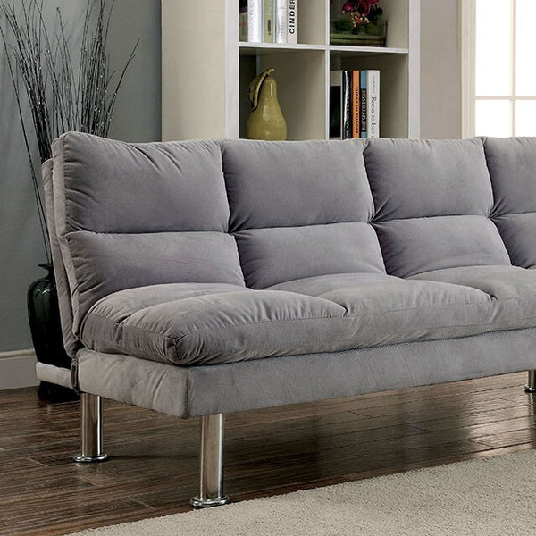 Furniture of America Saratoga Futon CM2902GY IMAGE 1