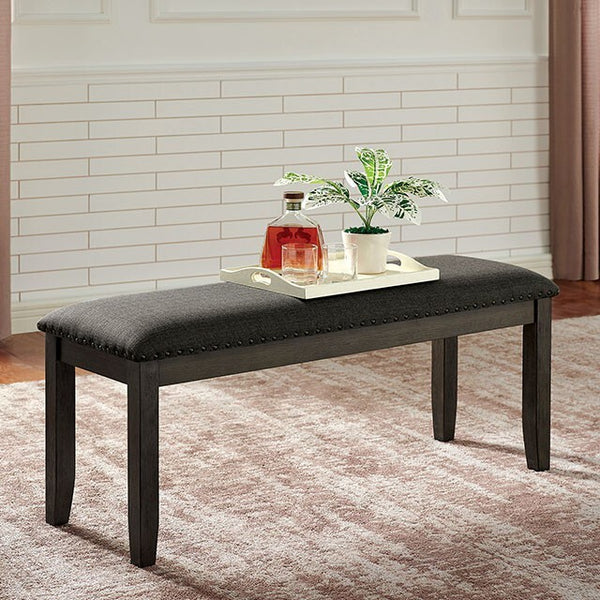 Furniture of America Cilgerran Bench CM3153GY-BN IMAGE 1