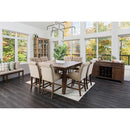  Furniture of America Square Sania Counter Height Dining Table CM3324A-PT-54-VN IMAGE 1