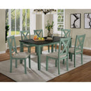  Furniture of America Anya 7 pc Dinette CM3476GR-T-7PK IMAGE 2