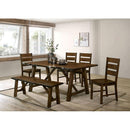  Furniture of America Mapleton Dining Table CM3484T IMAGE 2