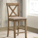  Furniture of America Plankinton Counter Height Dining Chair CM3492PC-2PK IMAGE 1