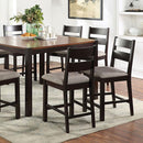  Furniture of America Square Valdor Counter Height Dining Table CM3495PT IMAGE 1