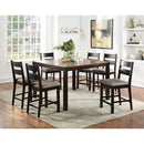  Furniture of America Square Valdor Counter Height Dining Table CM3495PT IMAGE 3