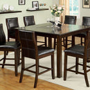  Furniture of America Square Townsend Counter Height Dining Table CM3669PT IMAGE 1