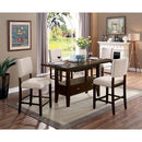  Furniture of America Lordello Counter Height Dining Table CM3730PT-TABLE IMAGE 2