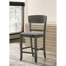  Furniture of America Stacie CM3733GY-PC-2PK Counter Ht. Chair (2/Ctn) IMAGE 2