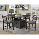  Furniture of America Vicky Counter Height Dining Table CM3794PT-TABLE IMAGE 3