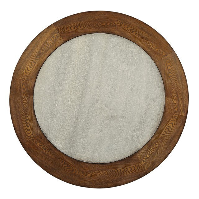 Furniture of America Round Hailey Dining Table CM3828RT IMAGE 2
