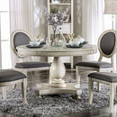  Furniture of America Kathryn CM3872WH-RT-TABLE Round Dining Table IMAGE 1