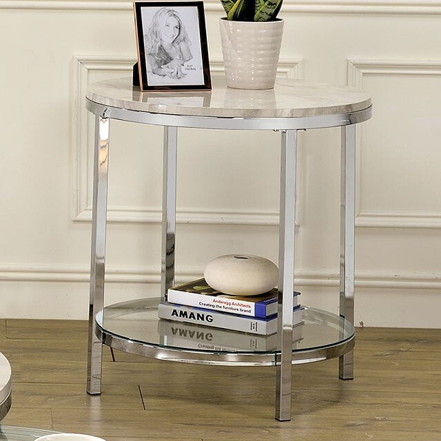 Furniture of America Shauna End Table CM4354E IMAGE 1