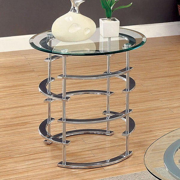 Furniture of America Clonmel End Table CM4359CRM-E IMAGE 1