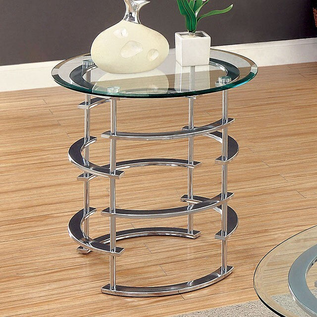 Furniture of America Clonmel End Table CM4359CRM-E IMAGE 1