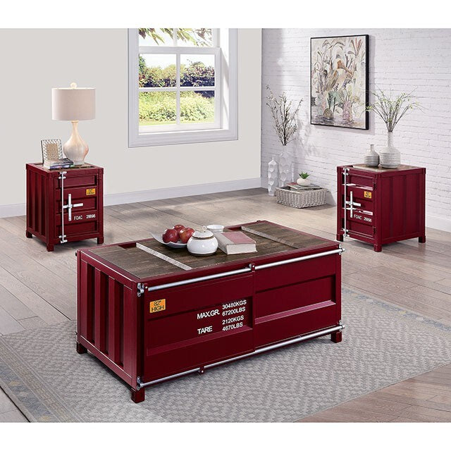 Furniture of America Dicargo End Table CM4789RD-E IMAGE 2