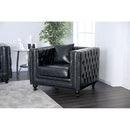  Furniture of America Sabini Stationary Leather Chair CM6009-CH IMAGE 1