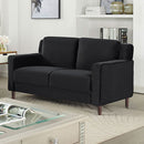  Furniture of America Brandi Stationary Fabric Loveseat CM6064BK-LV IMAGE 1