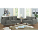  Furniture of America Brandi Stationary Fabric Chair CM6064GY-CH IMAGE 2