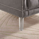  Furniture of America Franceschi Stationary Fabric Sofa CM6065GY-SF-PK IMAGE 4