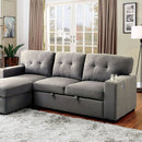  Furniture of America Sammy Fabric Sectional CM6069GY-SECT IMAGE 1