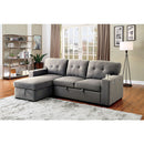  Furniture of America Sammy Fabric Sectional CM6069GY-SECT IMAGE 2
