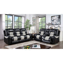  Furniture of America Leipzig Power Leatherette Recliner CM6080-CH-PM IMAGE 2