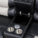  Furniture of America Leipzig Power Reclining Leatherette Loveseat CM6080-LV-PM IMAGE 3