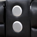  Furniture of America Leipzig Power Reclining Leatherette Loveseat CM6080-LV-PM IMAGE 4