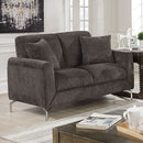  Furniture of America Lauritz Stationary Loveseat CM6088DG-LV IMAGE 1