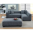  Furniture of America Jaylene Fabric Ottoman CM6120-OT-VN IMAGE 1
