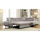  Furniture of America Foreman Fabric Sectional CM6124GY-SECT-VN IMAGE 4
