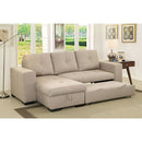  Furniture of America Denton Fabric Sectional CM6149IV-SET-VN IMAGE 2