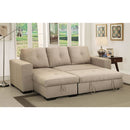  Furniture of America Denton Fabric Sectional CM6149IV-SET-VN IMAGE 4