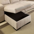  Furniture of America Denton Fabric Sectional CM6149IV-SET-VN IMAGE 5