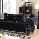  Furniture of America Jolanda Stationary Fabric Sofa CM6159BK-SF-VN IMAGE 3