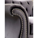  Furniture of America Jolanda Stationary Fabric Loveseat CM6159GY-LV-VN IMAGE 2