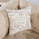  Furniture of America Louella Stationary Fabric Loveseat CM6210BG-LV IMAGE 5