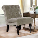  Furniture of America Louella Stationary Fabric Chair CM6210GY-CH IMAGE 1