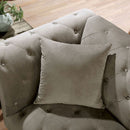  Furniture of America Louella Stationary Fabric Sofa CM6210GY-SF IMAGE 3