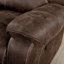  Furniture of America Kennedy Leather Look Recliner CM6216-CH IMAGE 3