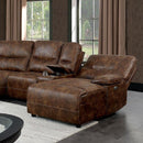  Furniture of America Chantelle CM6229BR-SECT Power Sectional IMAGE 1