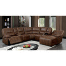  Furniture of America Chantelle CM6229BR-SECT Power Sectional IMAGE 2
